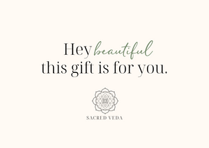 
            
                Load image into Gallery viewer, Sacred Veda Gift Card
            
        